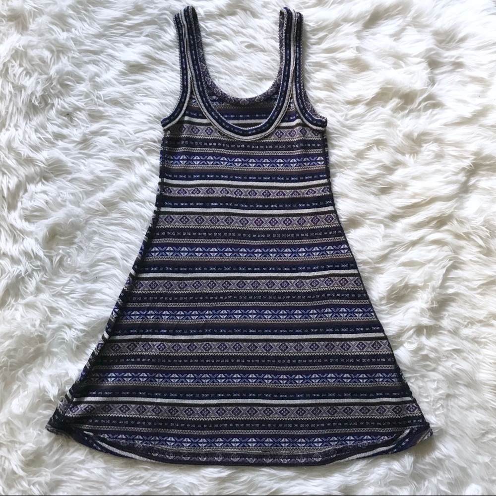 Free People Fair Isle Fit & Flare Sweater Dress - Picture 4 of 6